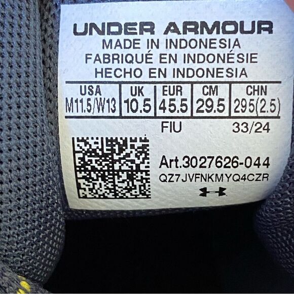 NWB Under Armour Curry 3Z 24 Basketball Shoes Men\'s 11.5 Women\'s 13 Grey/Blue main image 8